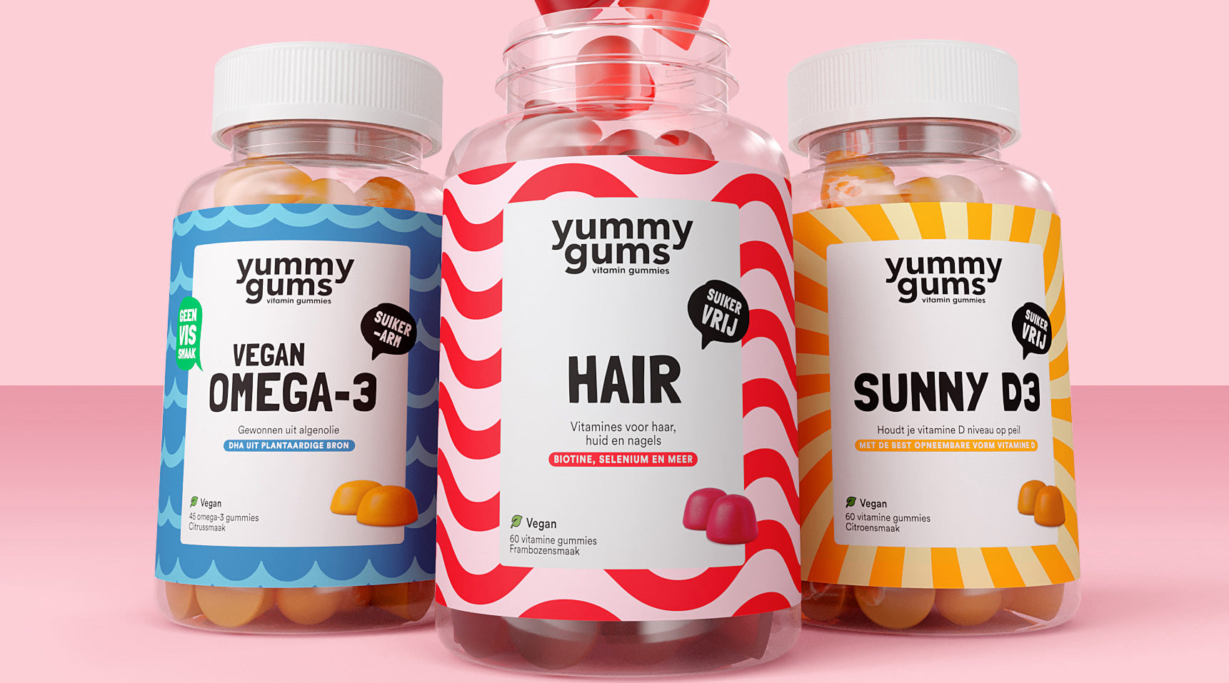 Yummygums Mommy - Délicieuses Vitamines Gummy Végétaliennes pour la Santé  Prénatale